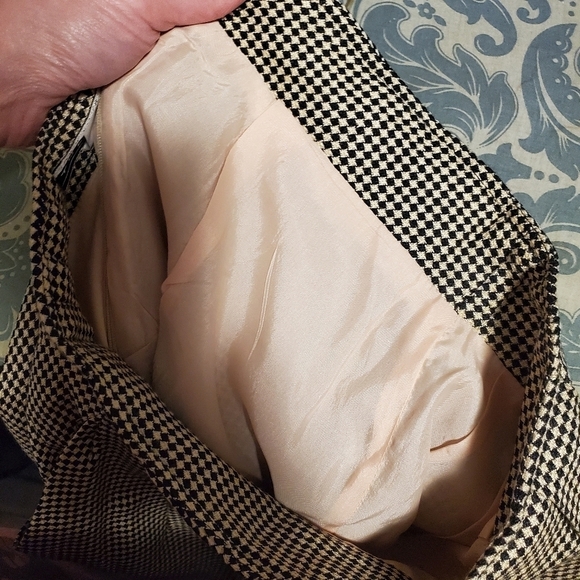 The Works Saks Fifth Avenue Checkered Skirt Size 8 Petite - Picture 4 of 7